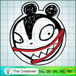 Jack Skellington Mickey Balloon SVG, Nightmare SVG, Halloween SVG