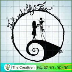 Jack and Sally Lover SVG, Nightmare SVG, Halloween SVG
