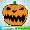 Nightmare Pumpkin SVG, Nightmare SVG, Halloween SVG