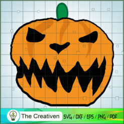 Nightmare Pumpkin SVG, Nightmare SVG, Halloween SVG