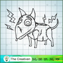 Zero Dog SVG, Nightmare SVG, Halloween SVG