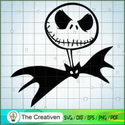 Jack Bat Skellington SVG, Nightmare SVG, Halloween SVG