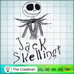 Jack Skellingt SVG, Nightmare SVG, Halloween SVG