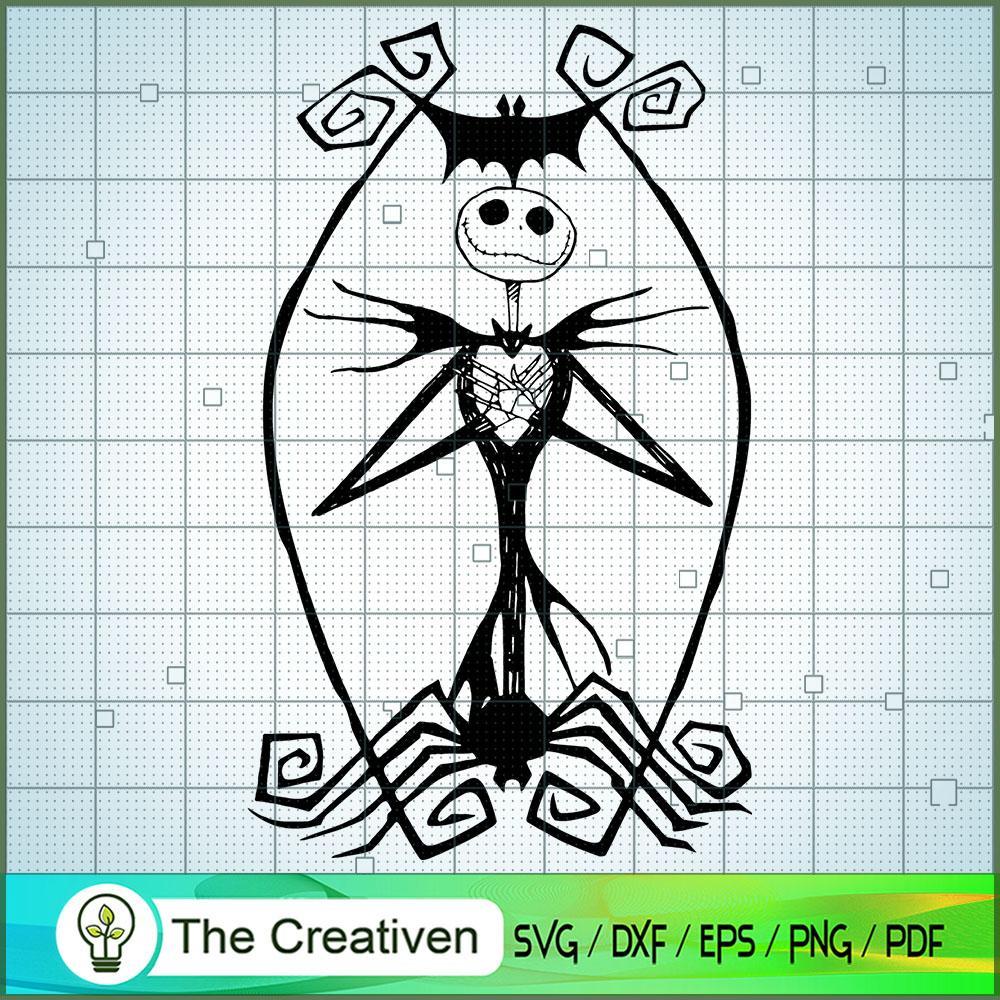 Jack Skellington Smile SVG, Nightmare SVG, Halloween SVG 1 Jack Skellington Smile SVG, Nightmare SVG, Halloween SVG