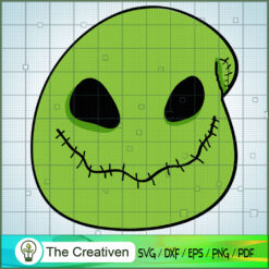 Jack Skellington Green Head SVG, Nightmare SVG, Halloween SVG