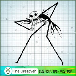 Jack Skellington Angry SVG, Nightmare SVG, Halloween SVG