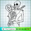 Jack Skellington and Sally Lover SVG, Nightmare SVG, Halloween SVG 2 Artboard 184 copy