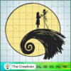 Jack Skellington and Sally Love Moon SVG, Nightmare SVG, Halloween SVG 2 Artboard 186 copy