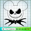 Mickey Jack Skellington SVG, Nightmare SVG, Halloween SVG 2 Artboard 187 copy