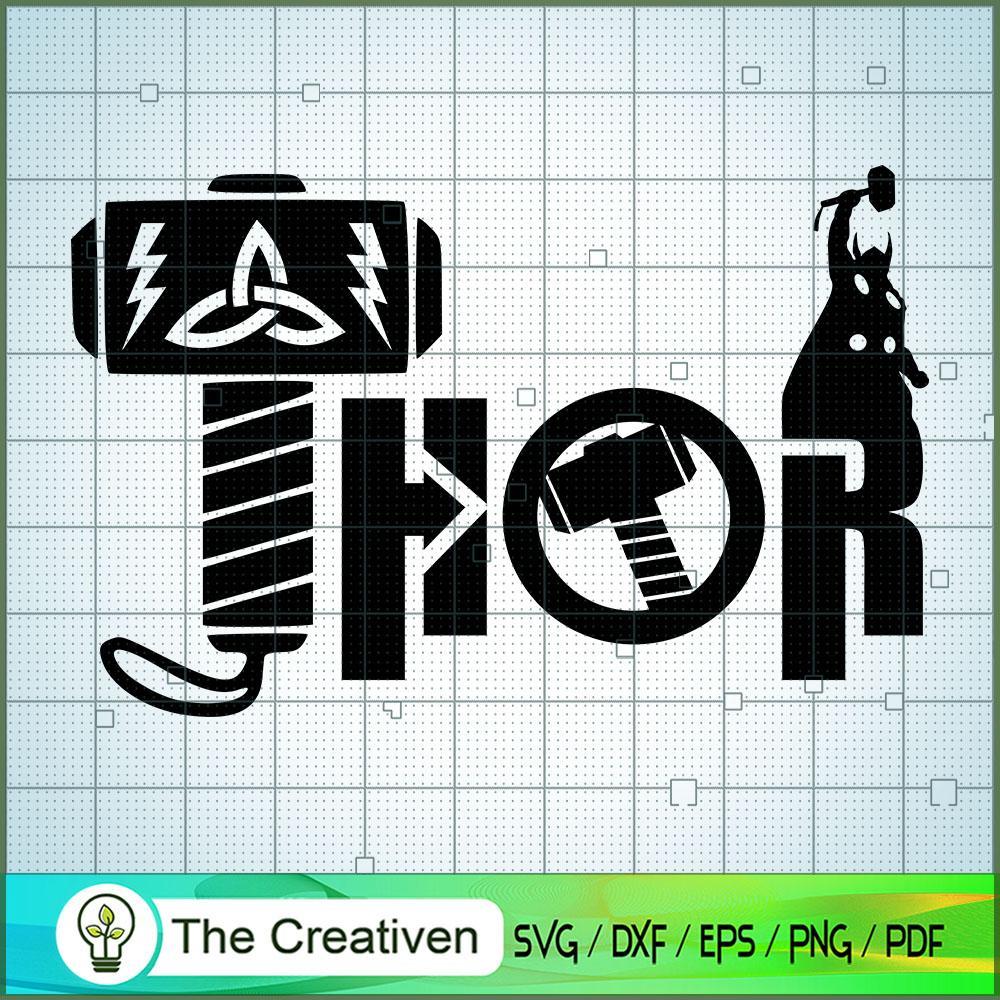 Thor SVG Cut File for Cricut & Silhouette 1 Thor SVG Cut File for Cricut & Silhouette