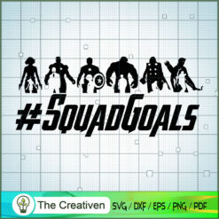 Squad Goals Avengers SVG Cut File for Cricut & Silhouette