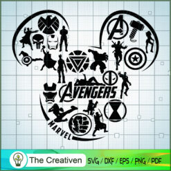 Marvel Mickey SVG Cut File for Cricut & Silhouette