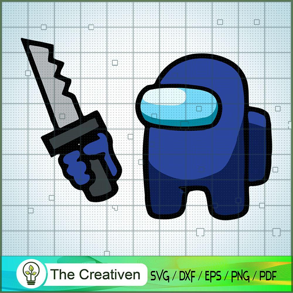 Impostor Blue Knife SVG Cut File for Cricut & Silhouette 1 Impostor Blue Knife SVG Cut File for Cricut & Silhouette