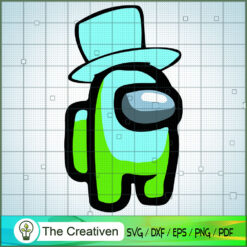 Among Us Magician Hat SVG Cut File for Cricut & Silhouette