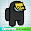 Black Among Us Dum Face SVG Cut File for Cricut & Silhouette