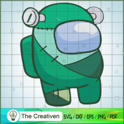 Among Us Patch Up SVG Cut File for Cricut & Silhouette