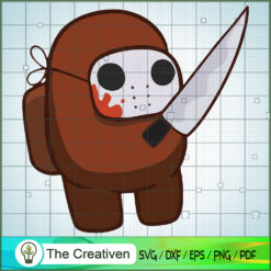 Jason Voorhees Among Us Horror SVG Cut File for Cricut & Silhouette