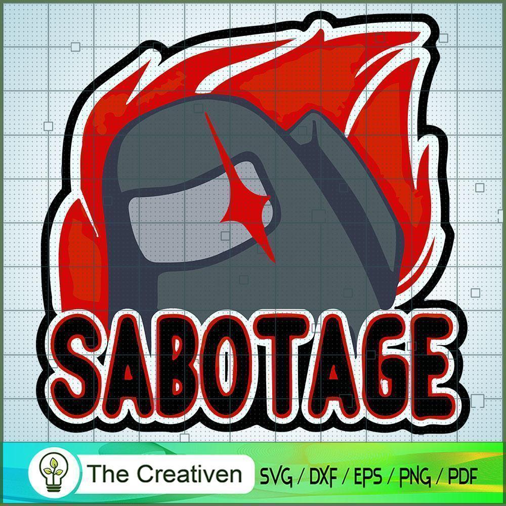 Sabotage Logo Red SVG Cut File for Cricut & Silhouette 1 Sabotage Logo Red SVG Cut File for Cricut & Silhouette