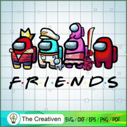 Among Us Friend SVG Cut File for Cricut & Silhouette