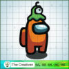 Among Us Alien Hat Orange SVG Cut File for Cricut & Silhouette