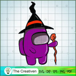 Witch Among Us SVG Cut File for Cricut & Silhouette
