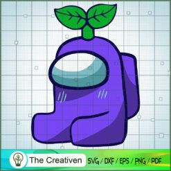 Among Us Tree Hat SVG Cut File for Cricut & Silhouette