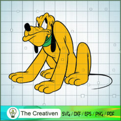 Pluto Sit Scared SVG Cut File for Cricut & Silhouette