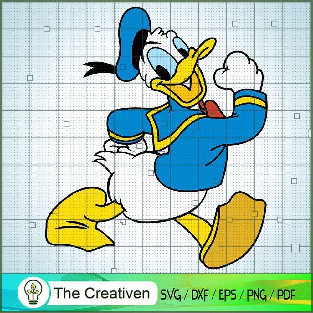 Donald Duck Run Speed SVG Cut File for Cricut & Silhouette 1 Donald Duck Run Speed SVG Cut File for Cricut & Silhouette