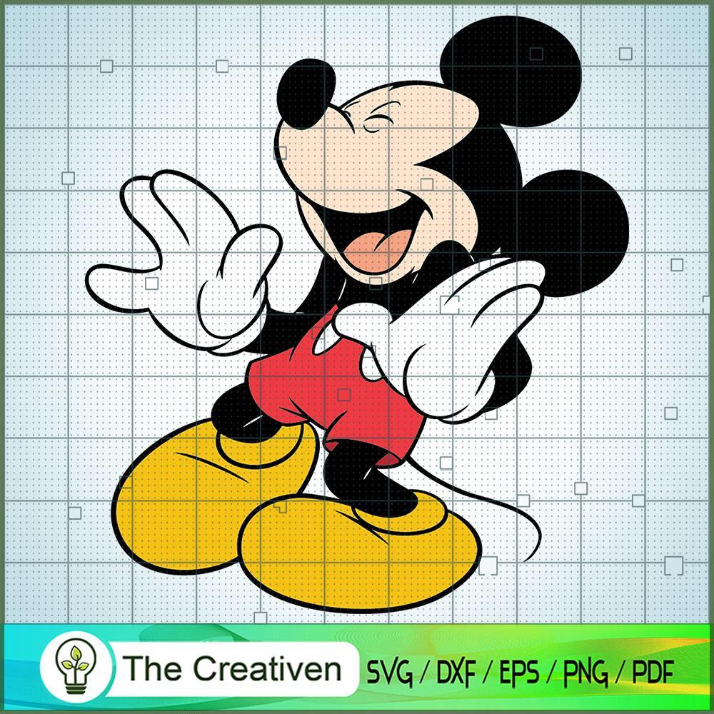 Mickey Laugh SVG Cut File for Cricut & Silhouette 1 Mickey Laugh SVG Cut File for Cricut & Silhouette