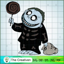 Shock The Nightmare Before C SVG Cut File for Cricut