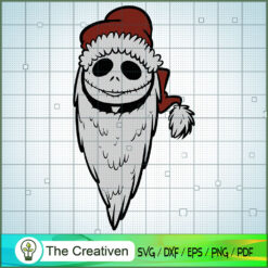 Santa Clause Jack Skellington SVG Cut File for Cricut & Silhouette