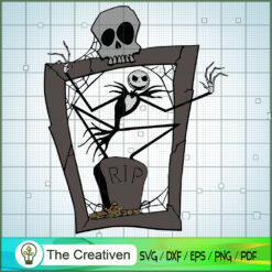 Jack Skellington RIP SVG Cut File for Cricut & Silhouette