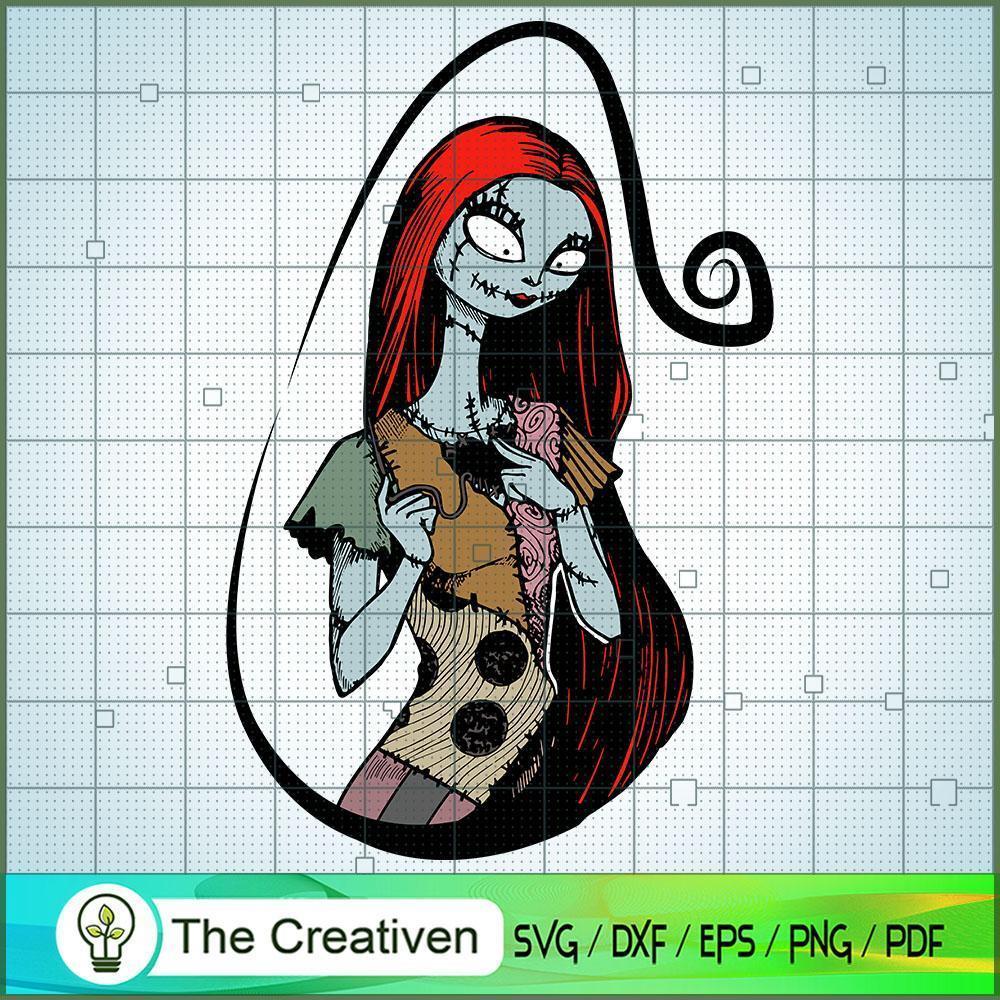 Sally Wife's Jack Skellington SVG Cut File for Cricut & Silhouette 1 Sally Wife's Jack Skellington SVG Cut File for Cricut & Silhouette
