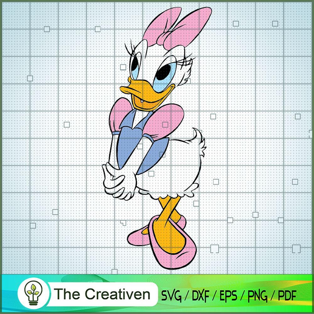 Beautiful Daisy Duck SVG Cut File for Cricut & Silhouette 1 Beautiful Daisy Duck SVG Cut File for Cricut & Silhouette