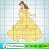Belle Princess SVG Cut File for Cricut & Silhouette Design 21654 2 disney121 22 copy