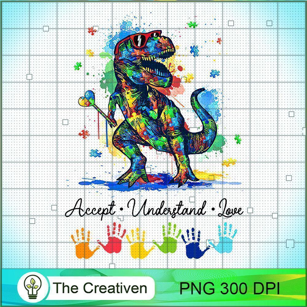 Accept Understand Love T-Rex PNG, T-Rex PNG 1 Accept Understand Love T-Rex PNG, T-Rex PNG