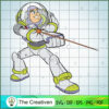 Buzz Lightyear Shot Toy SVG Cut File for Cricut & Silhouette
