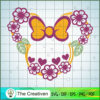 Minnie Flower Color SVG Cut File for Cricut & Silhouette 3 48 disney flowers copy
