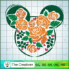 Mickey Head Flower SVG Cut File for Cricut & Silhouette