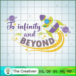To Infinity And Beyond Rocket FLy SVG Cut File for Cri Design 21279