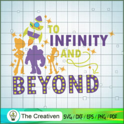 To Infinity And Beyond Color SVG Cut File for Cricut Design 21276