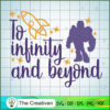 To Infinity And Beyond Rocket Buzz Lig SVG Cut File fo Design 21249