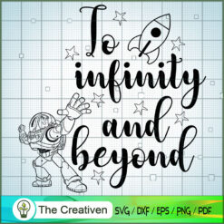 To Infinity And Beyond Rocket Buzz Lig SVG Cut File fo Design 21247