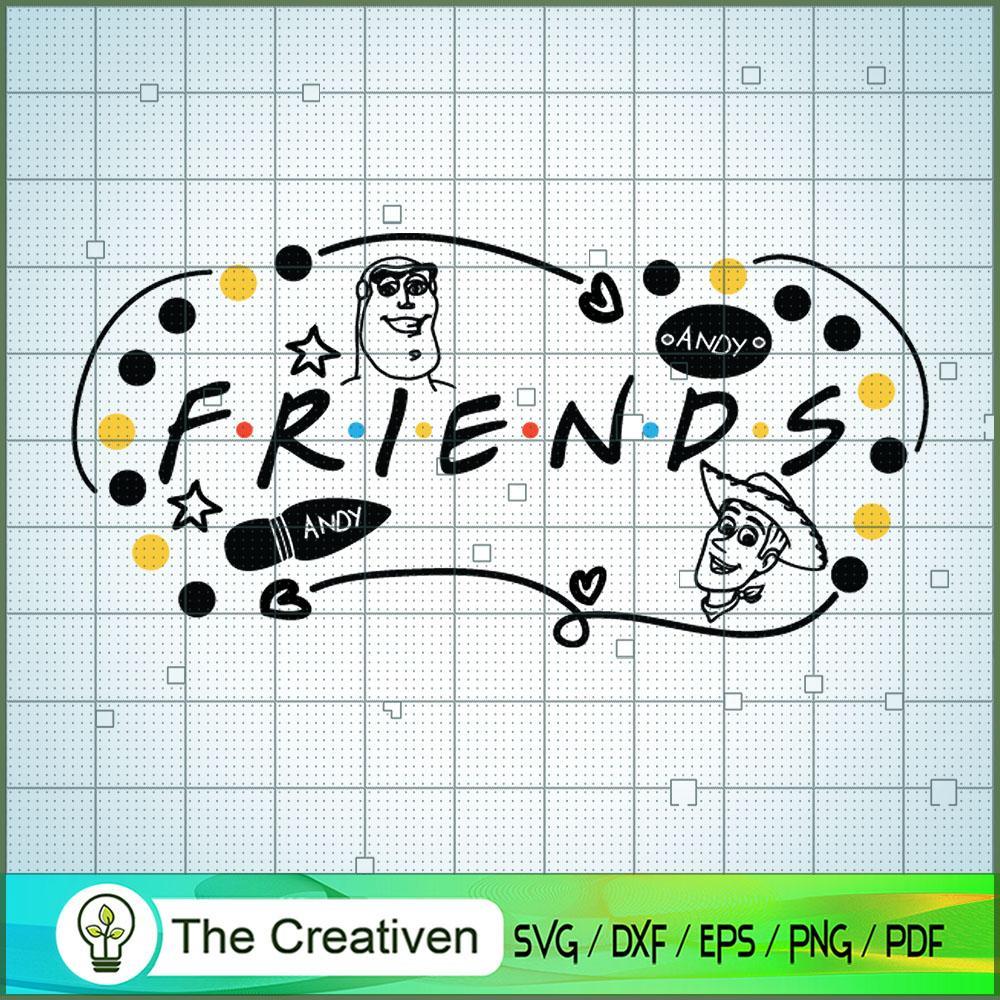Friends Buzz Lightyear and W SVG Cut File for Cricut 1 Friends Buzz Lightyear and W SVG Cut File for Cricut