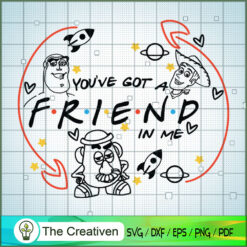 You've Got a Friend In Me Mr. Potato H SVG Cut File fo Design 21219