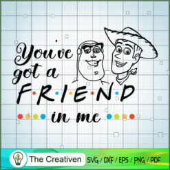 Friends Toy Story Buzz Lightyear and W SVG Cut File fo Design 21215