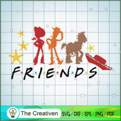Friends Toy Story SVG Cut File for Cricut & Silhouette