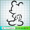 Mickey Sketch SVG Cut File for Cricut & Silhouette 2 13 mickey sketch copy