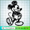 Mickey Drawed Full SVG Cut File for Cricut & Silhouette
