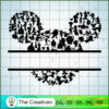 Split Frame Mickey SVG Cut File for Cricut & Silhouette